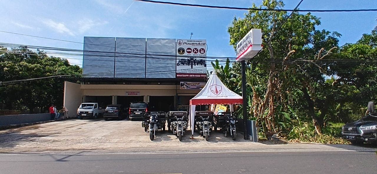 Dealer Roda Tiga Pertama di Lombok Utara: Layanan Lebih Dekat ke Pengguna
